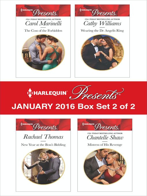 Title details for Harlequin Presents January 2016, Box Set 2 of 2 by Carol Marinelli - Available